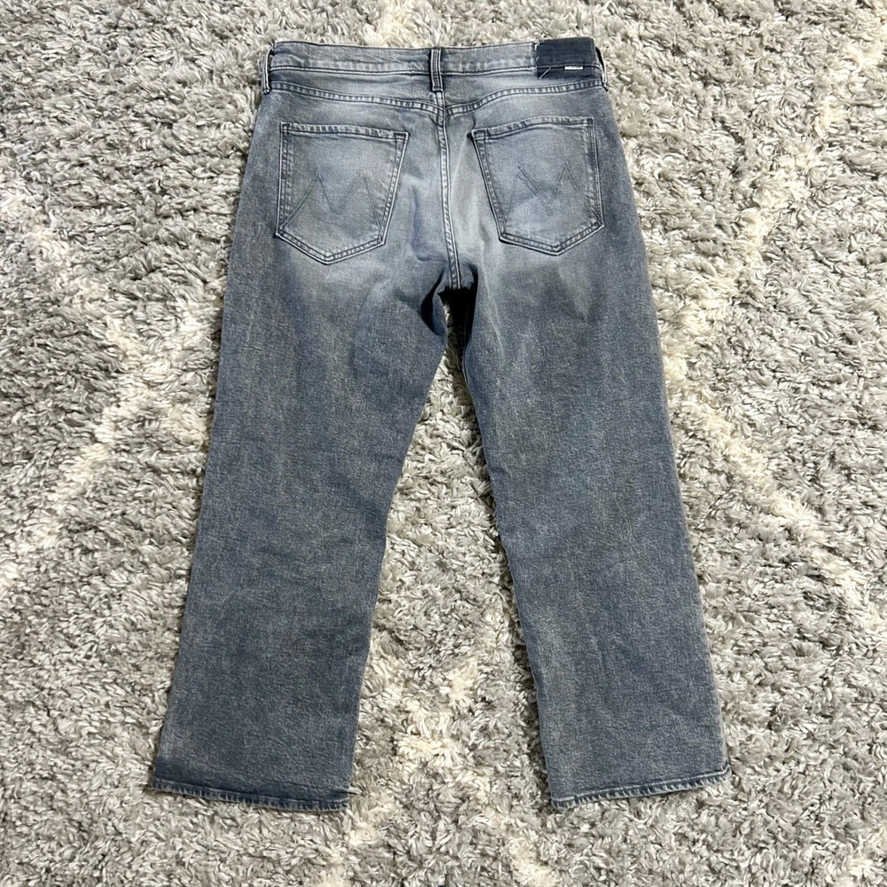 MOTHER Superior The Bookie Ankle Jeans in Let's Ride Gray sz 30 - Picture 6 of 6